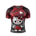 Jason Voorhees Kitty Red Rash Guard