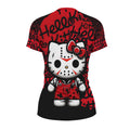 Jason Voorhees Kitty Red Rash Guard