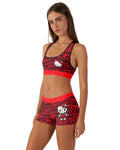Jason Voorhees Kitty Red Women's Workout Set