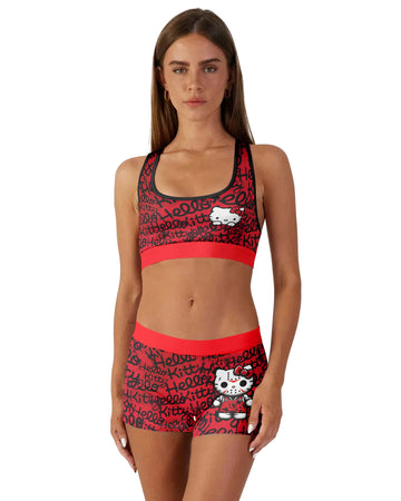 Jason Voorhees Kitty Red Women's Workout Set