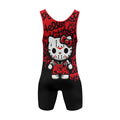 Jason Voorhees Kitty Red Wrestling Singlet