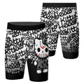 Jason Voorhees Kitty White Compression Shorts