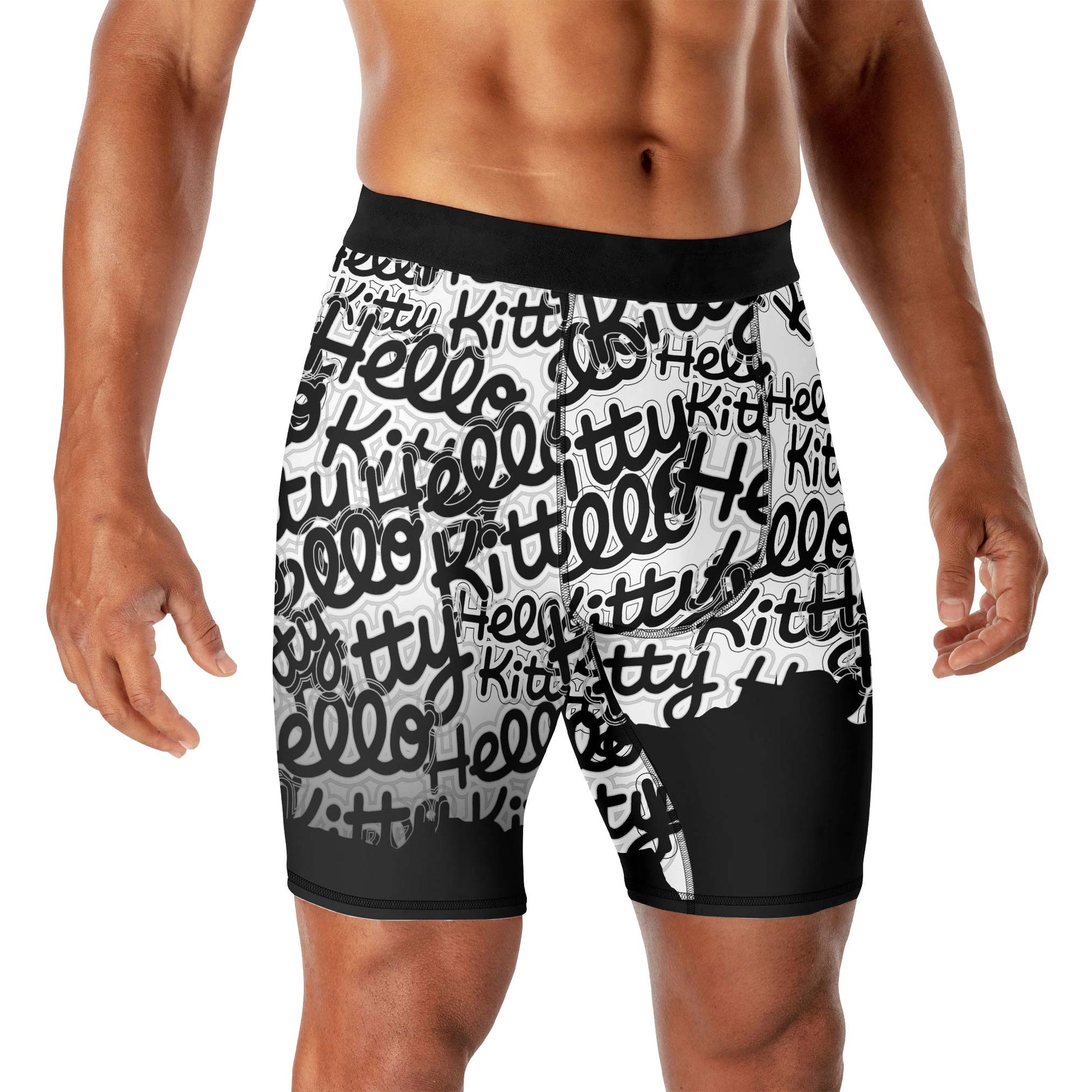 Jason Voorhees Kitty White Compression Shorts