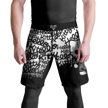 Jason Voorhees Kitty White Fight Shorts
