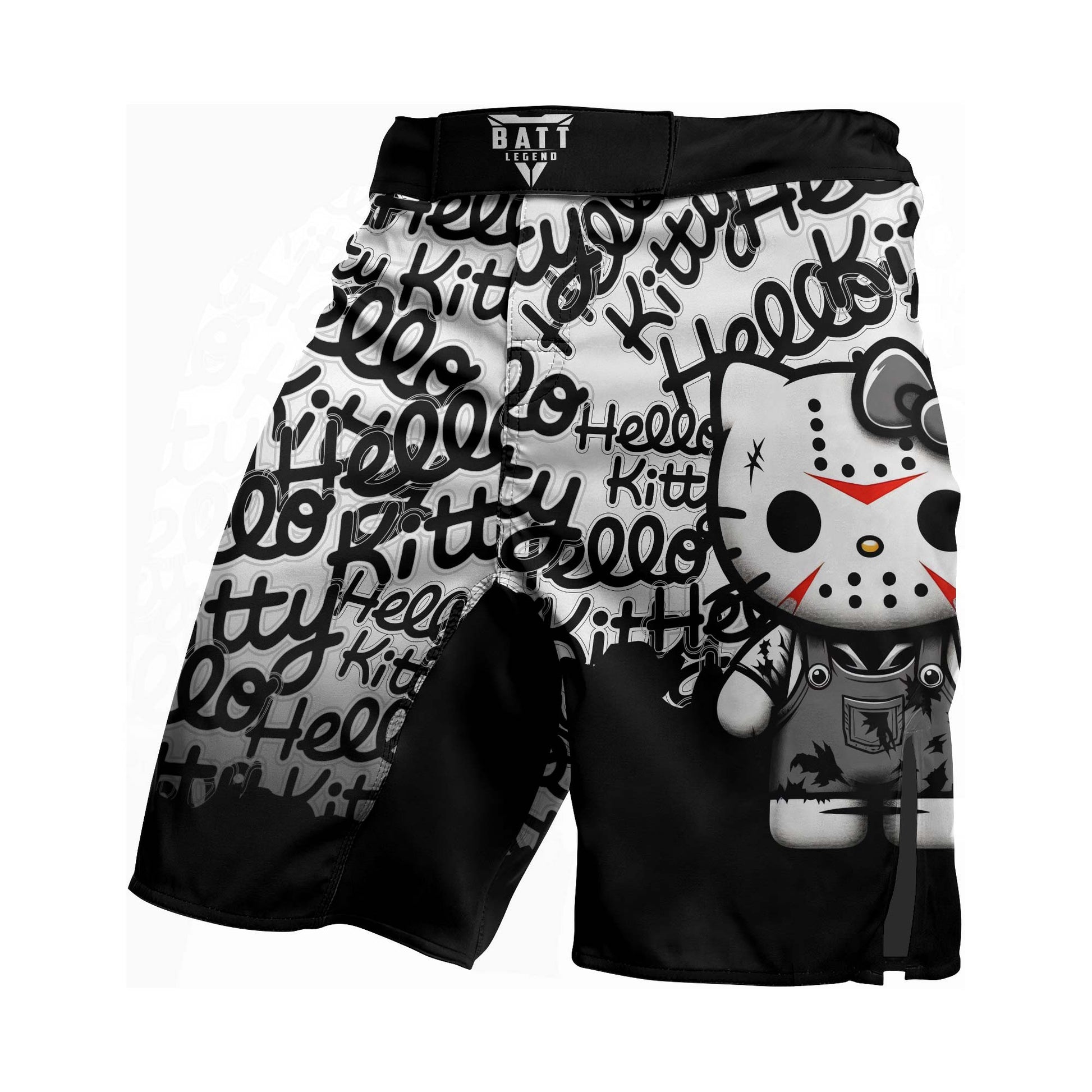 Jason Voorhees Kitty White Fight Shorts
