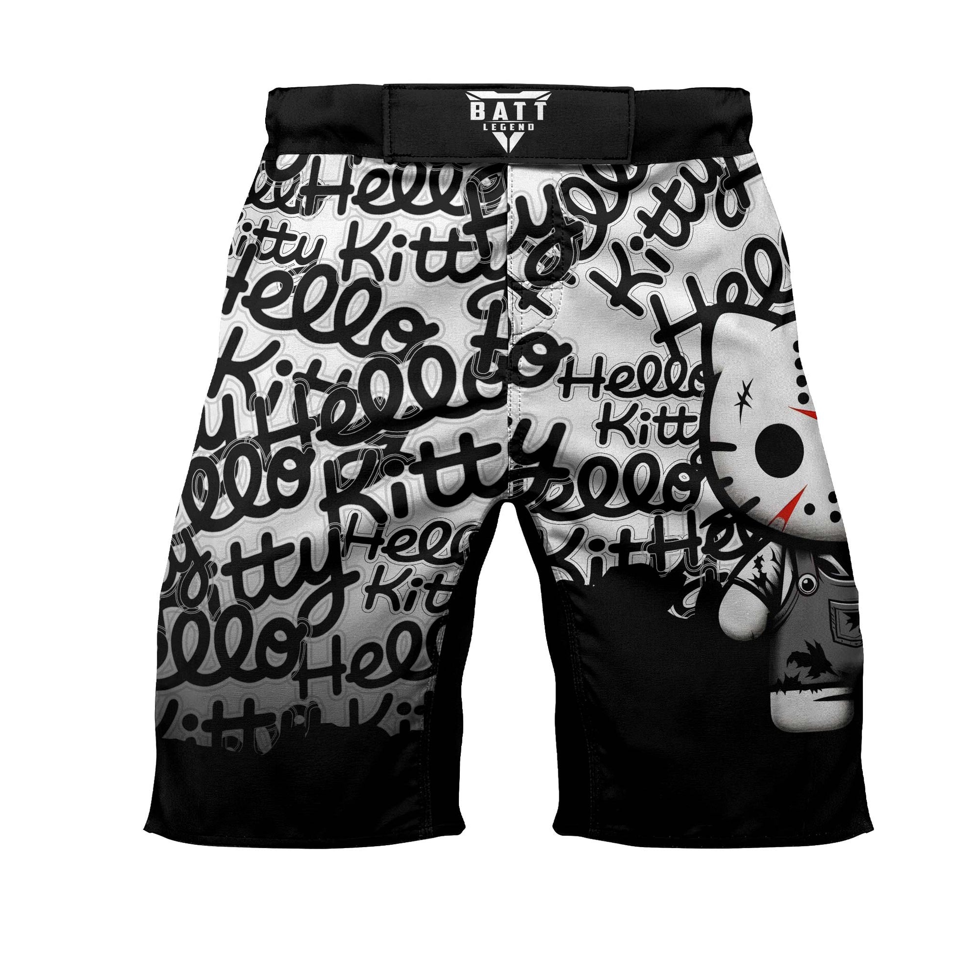 Jason Voorhees Kitty White Fight Shorts