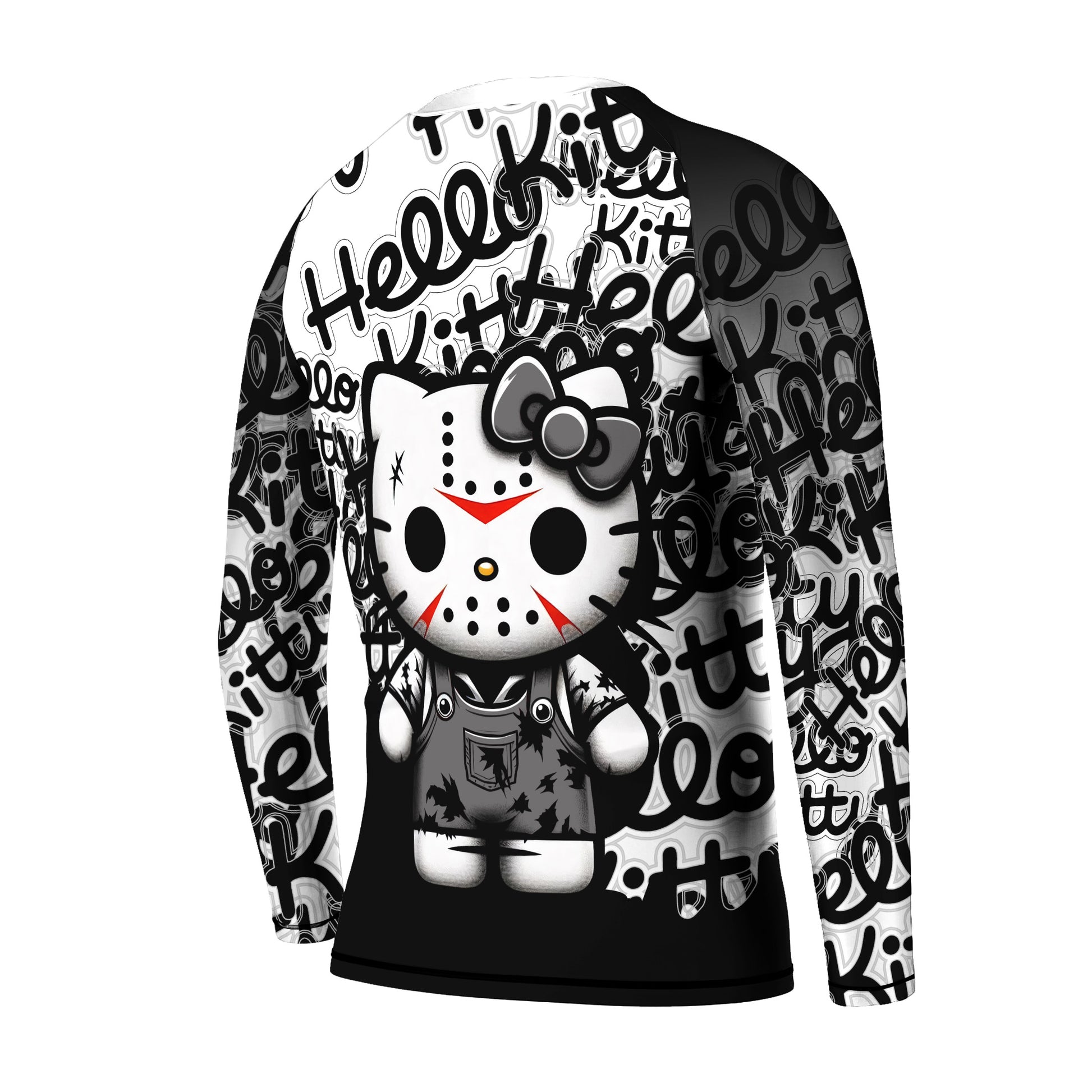 Jason Voorhees Kitty White Kids Rash Guard