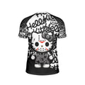 Jason Voorhees Kitty White Kids Rash Guard