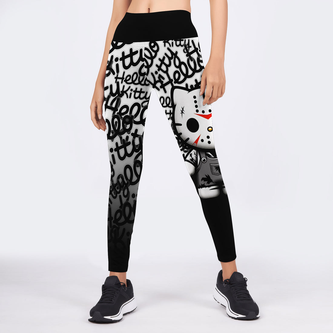 Jason Voorhees Kitty White Leggings