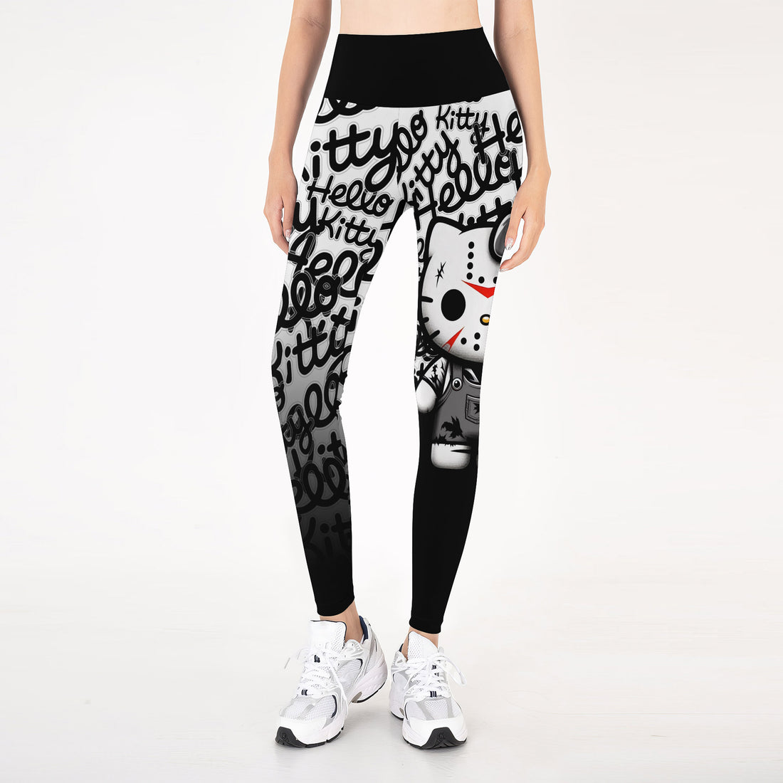 Jason Voorhees Kitty White Leggings