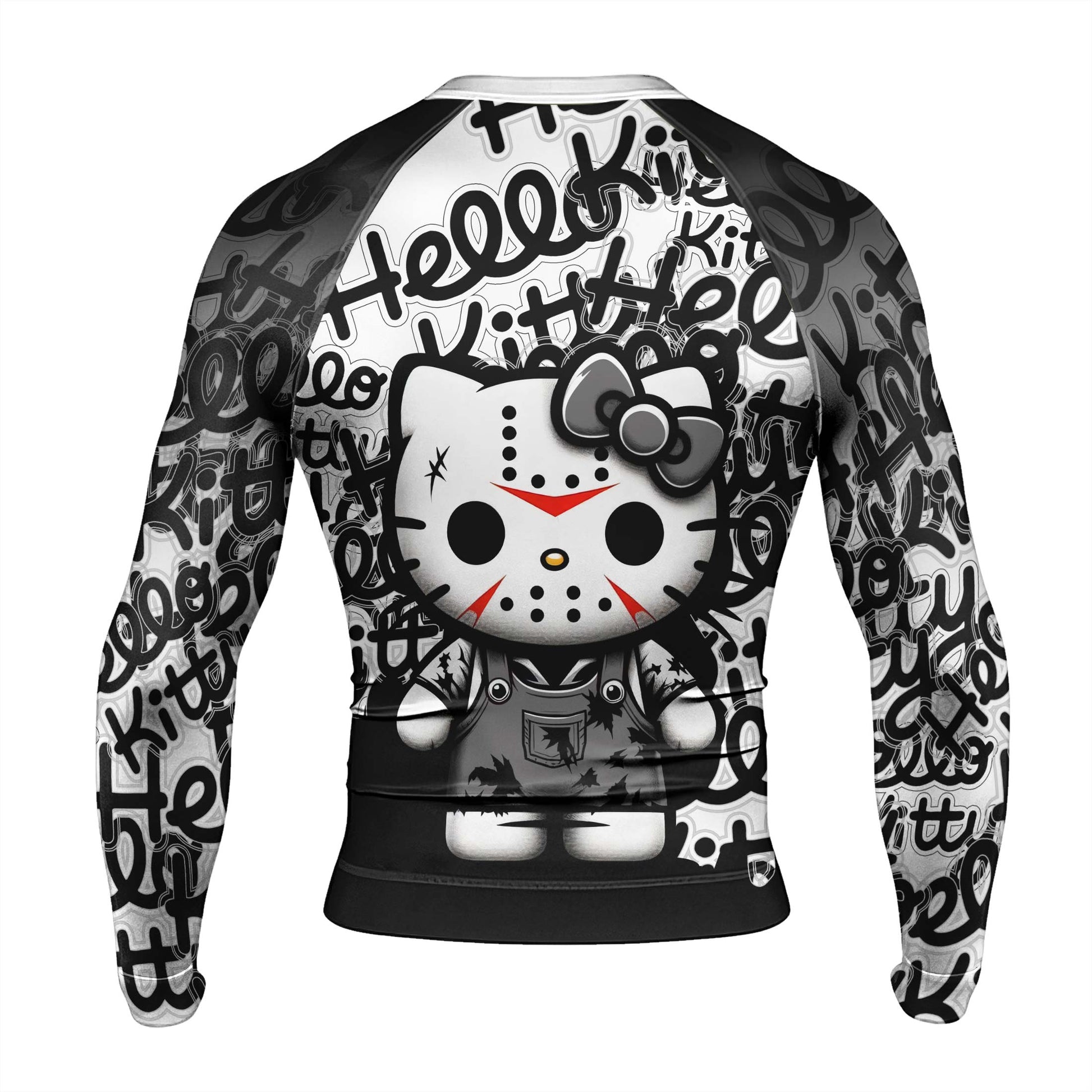 Jason Voorhees Kitty White Rash Guard