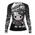 Jason Voorhees Kitty White Rash Guard