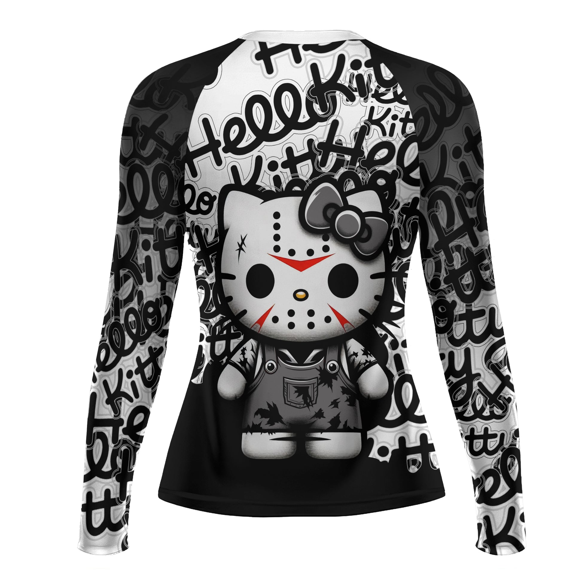 Jason Voorhees Kitty White Rash Guard