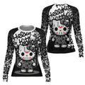 Jason Voorhees Kitty White Rash Guard