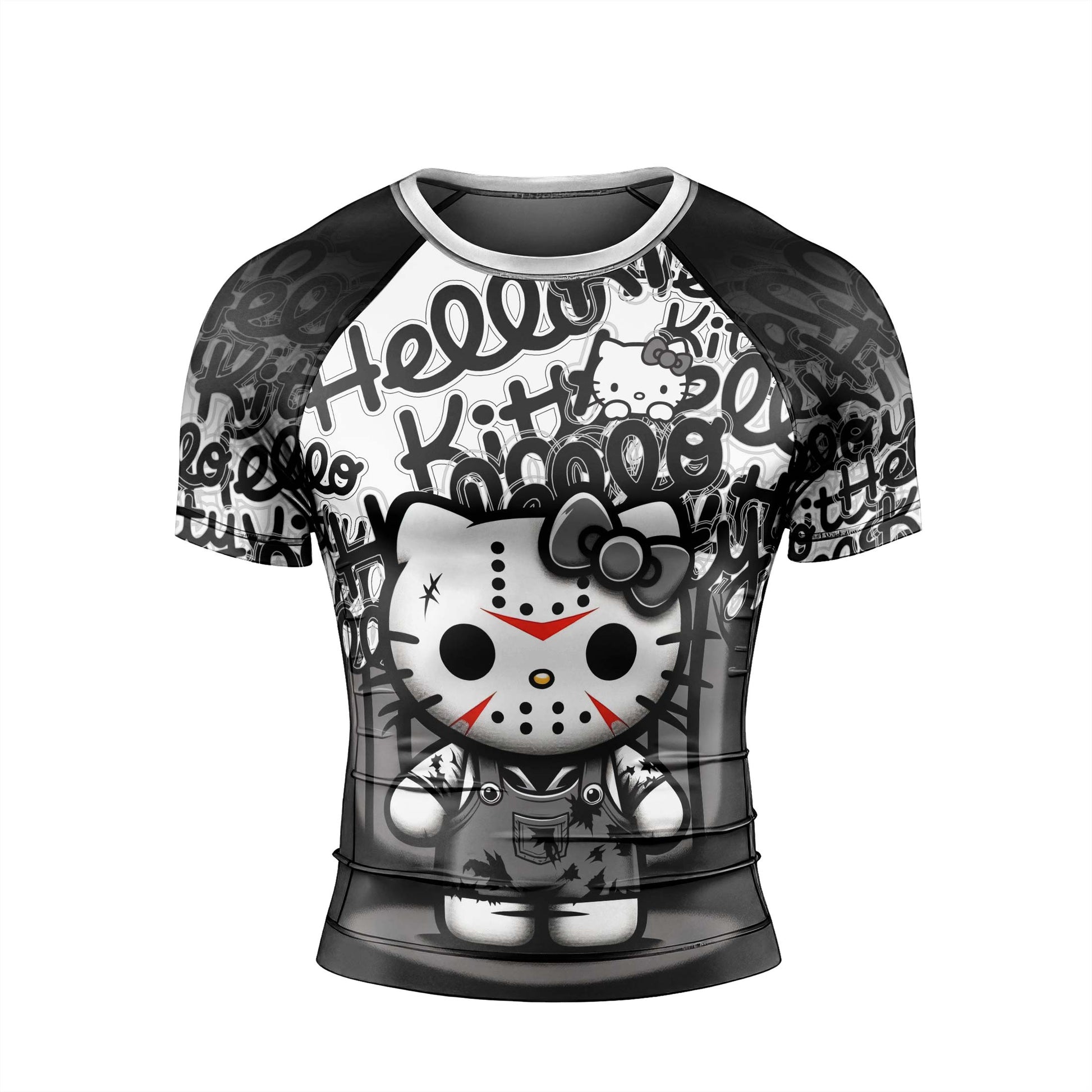 Jason Voorhees Kitty White Rash Guard