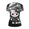 Jason Voorhees Kitty White Rash Guard