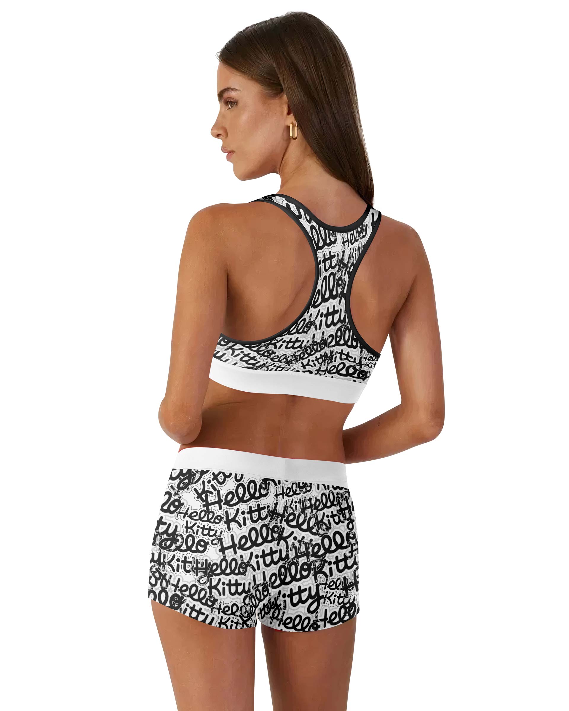 Jason Voorhees Kitty White Women's Workout Set
