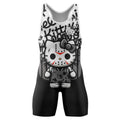 Jason Voorhees Kitty White Wrestling Singlet