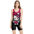Jason Voorhees Kitty Wrestling Singlet