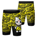 Jason Voorhees Kitty Yellow Compression Shorts