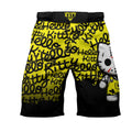 Jason Voorhees Kitty Yellow Fight Shorts