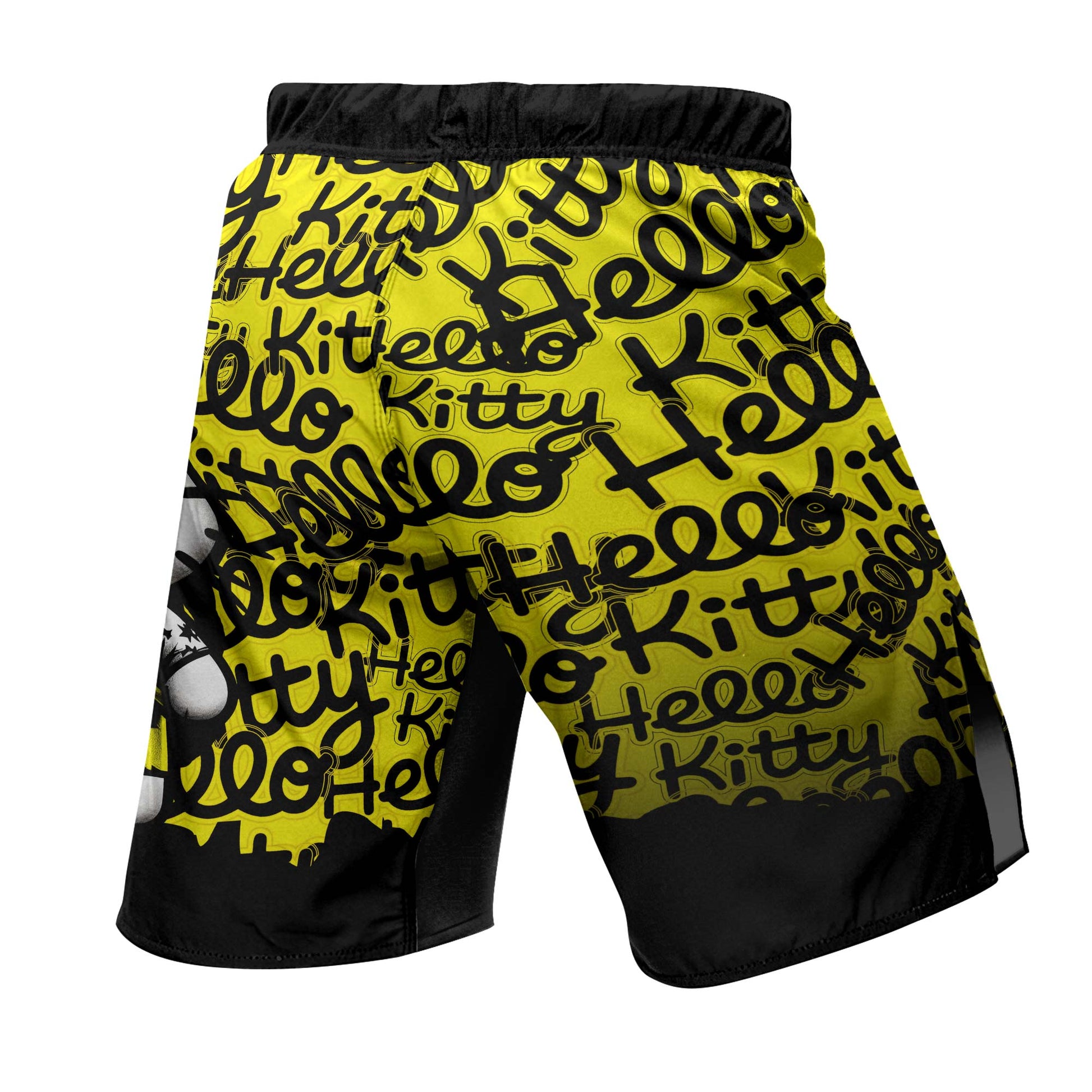 Jason Voorhees Kitty Yellow Fight Shorts