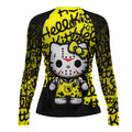 Jason Voorhees Kitty Yellow Rash Guard