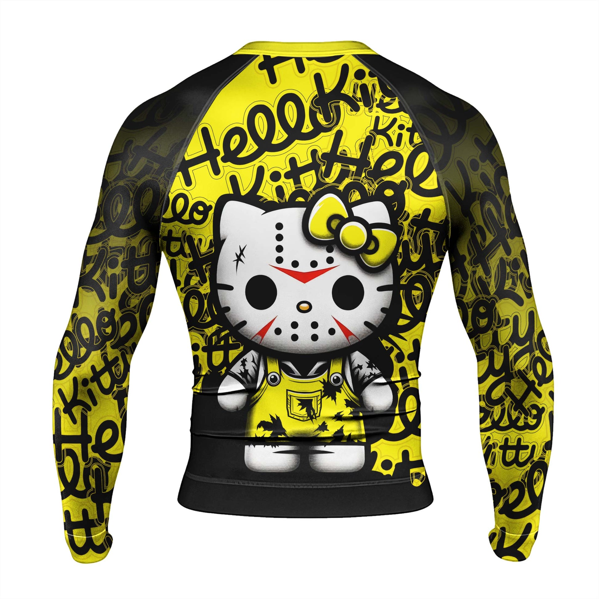 Jason Voorhees Kitty Yellow Rash Guard