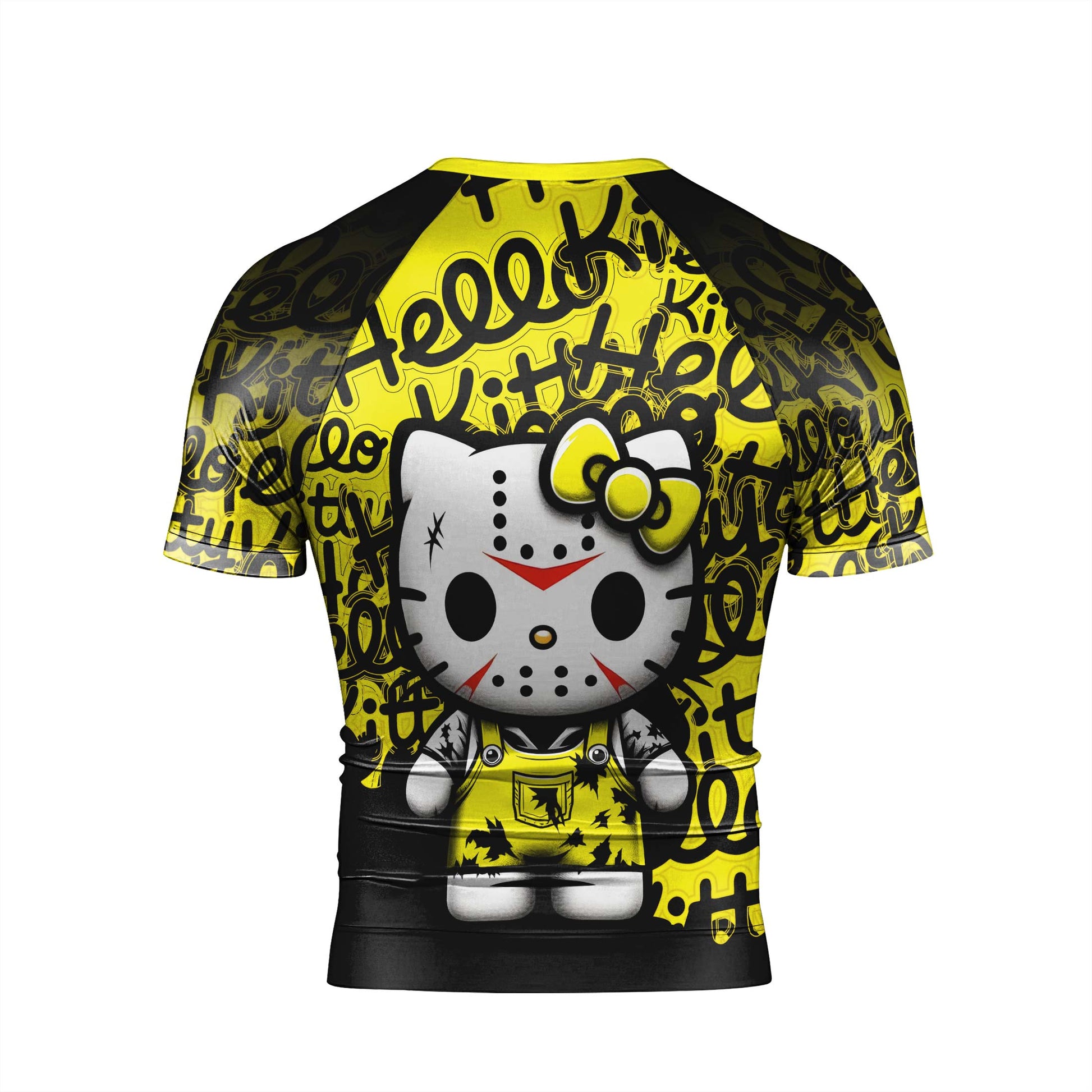 Jason Voorhees Kitty Yellow Rash Guard