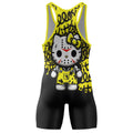 Jason Voorhees Kitty Yellow Wrestling Singlet