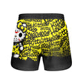 Jason Voorhees Kitty Yellow Grappling Shorts