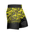 Jason Voorhees Kitty Yellow Grappling Shorts