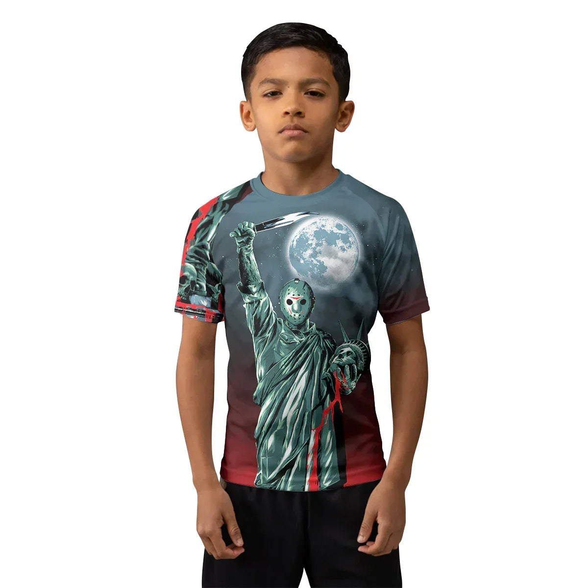 Jason Voorhees Liberty Kids Rash Guard