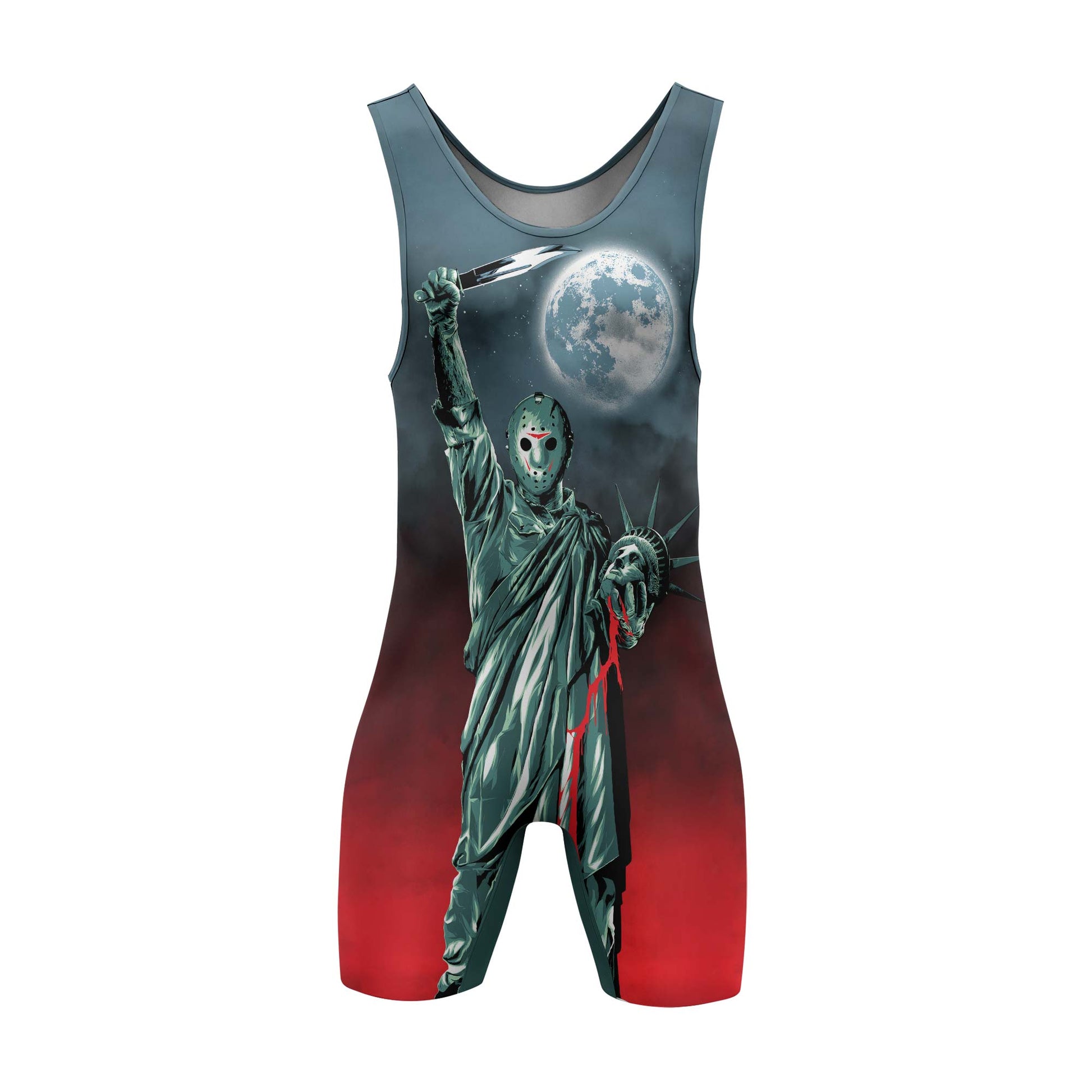 Jason Voorhees Liberty Wrestling Singlet