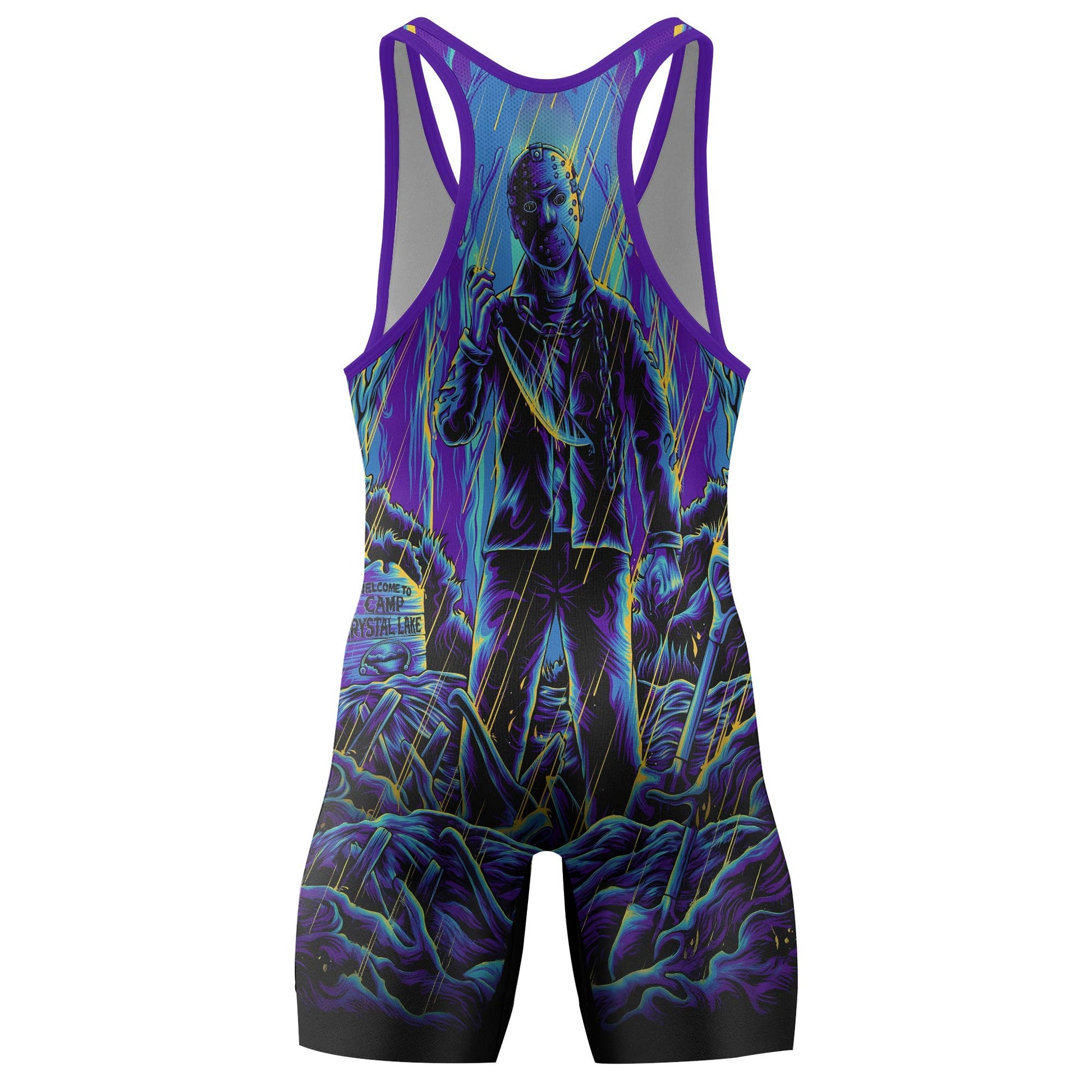 Jason Voorhees Slasher Wrestling Singlet