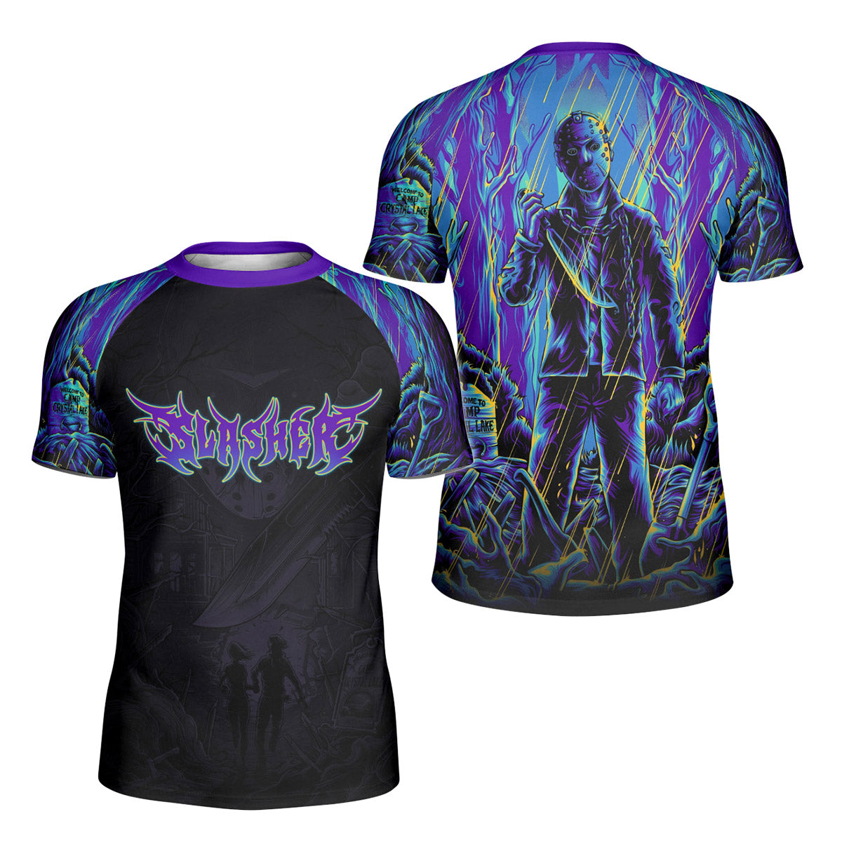 Jason Voorhees Slasher Kids Rash Guard