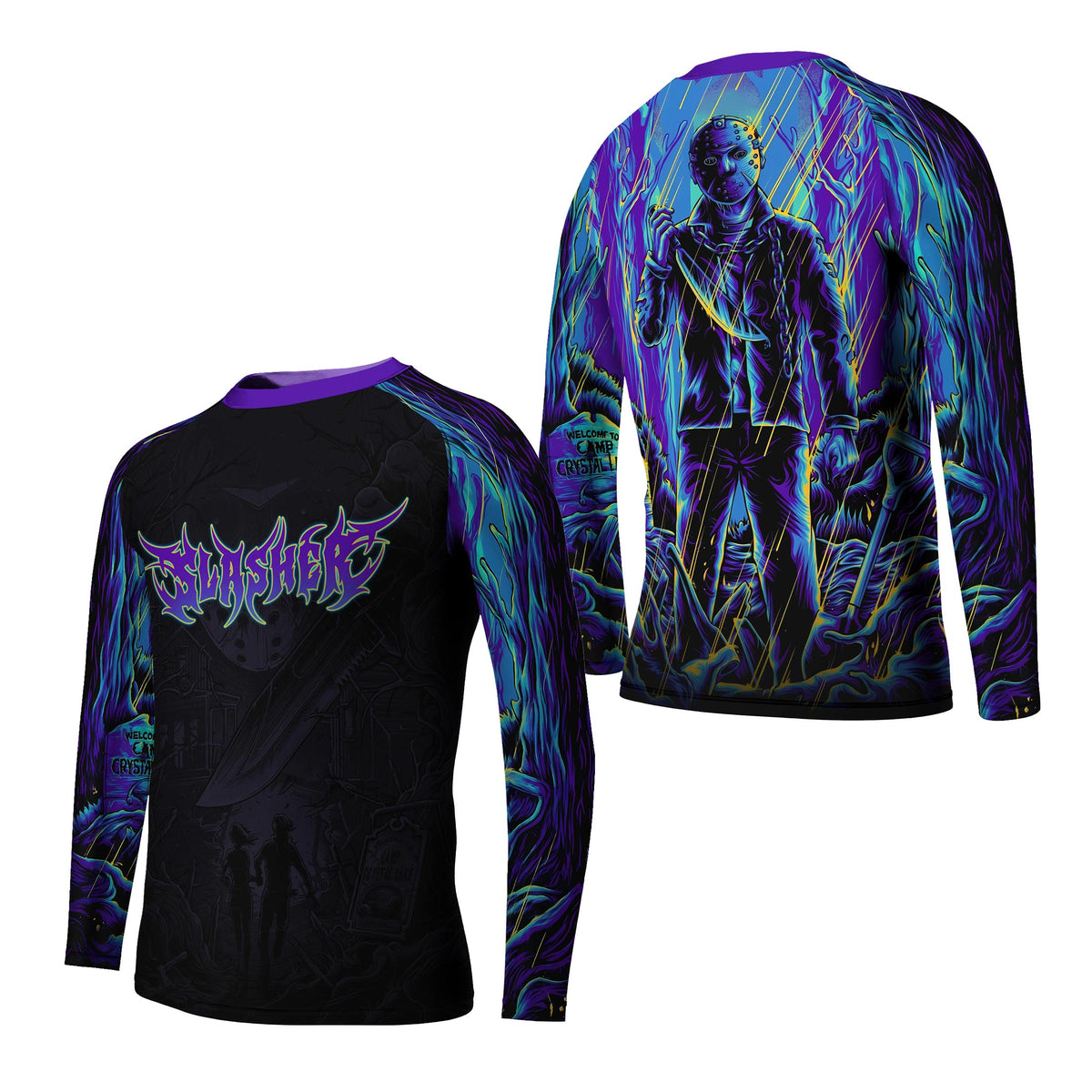 Jason Voorhees Slasher Kids Rash Guard