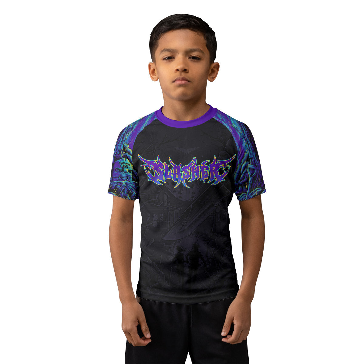 Jason Voorhees Slasher Kids Rash Guard