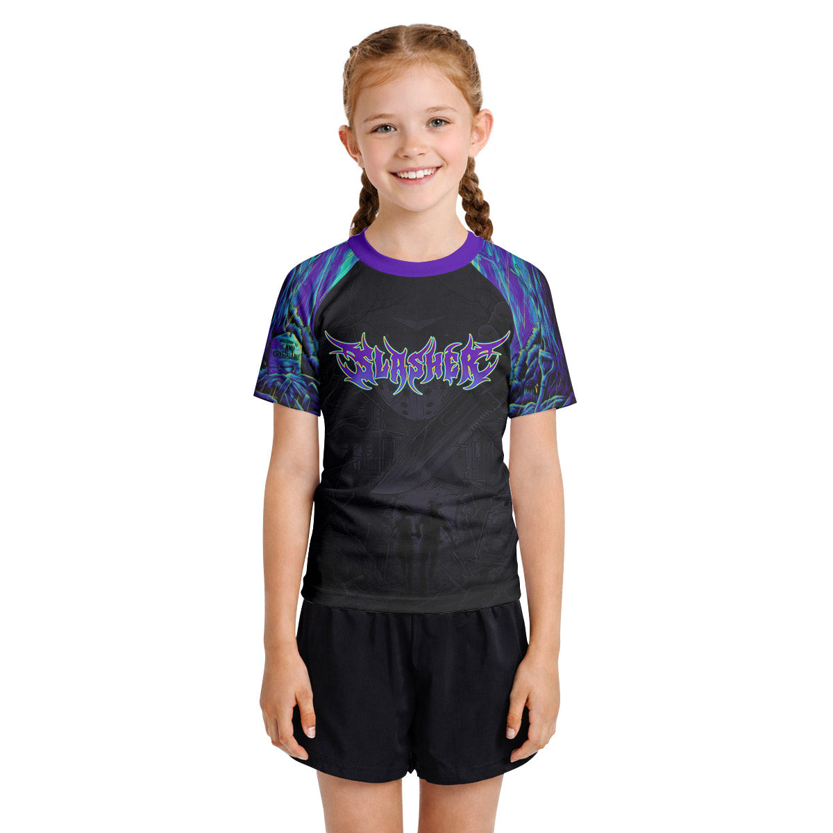 Jason Voorhees Slasher Kids Rash Guard