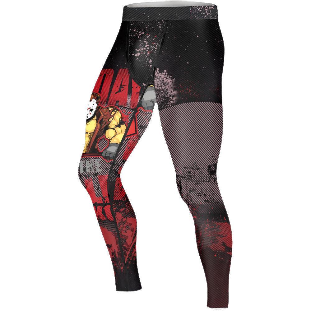 Jason Voorhees Workout Friday Men's Compression Leggings