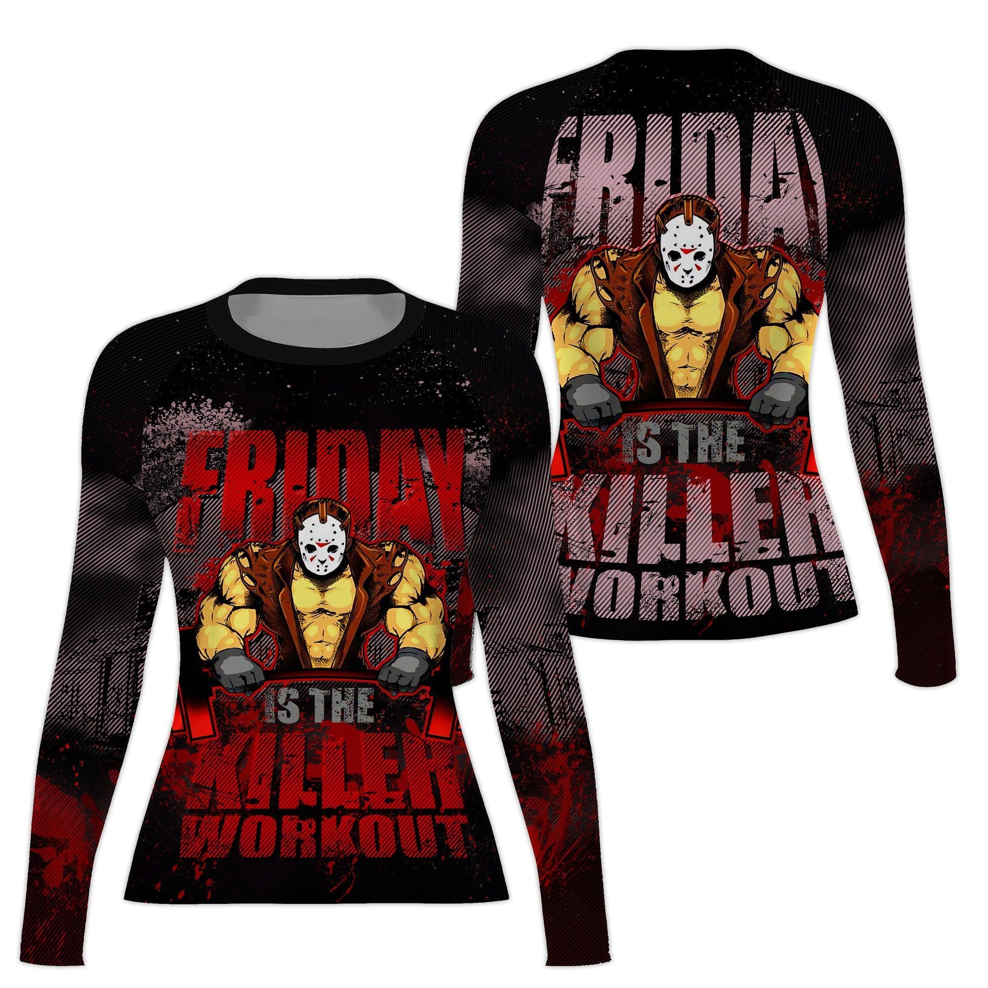 Jason Voorhees Workout Friday Rash Guard