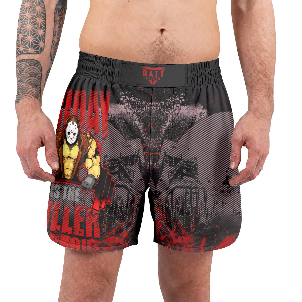 Jason Voorhees Workout Friday Grappling Shorts