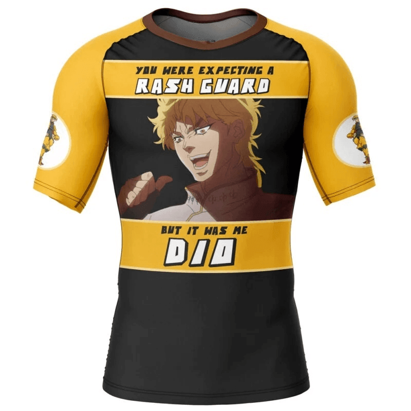 JoJo's Bizarre Adventure It Was Me DIO Rash Guard