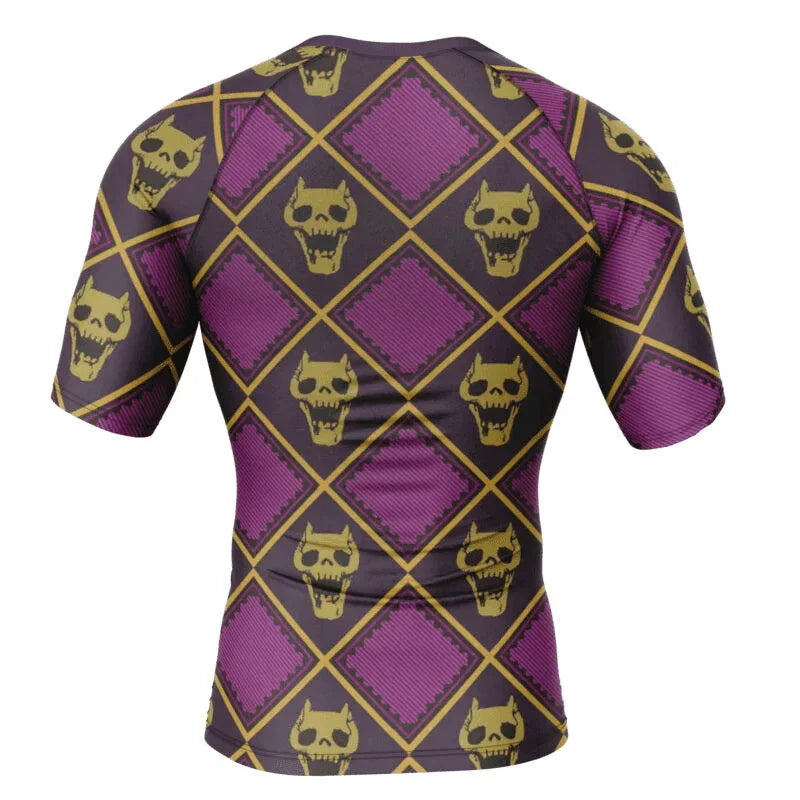 Speedwagon Foundation Rash Guard JoJo's Bizarre Adventure Killer Queen Rash Guard | Anime Fightwear