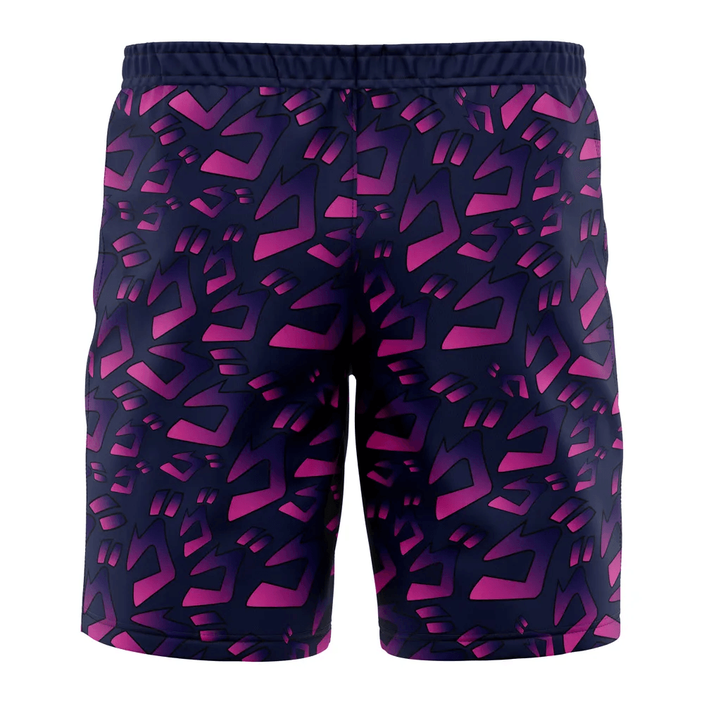JoJo's Bizarre Adventure Menacing Aura Swim Trunks