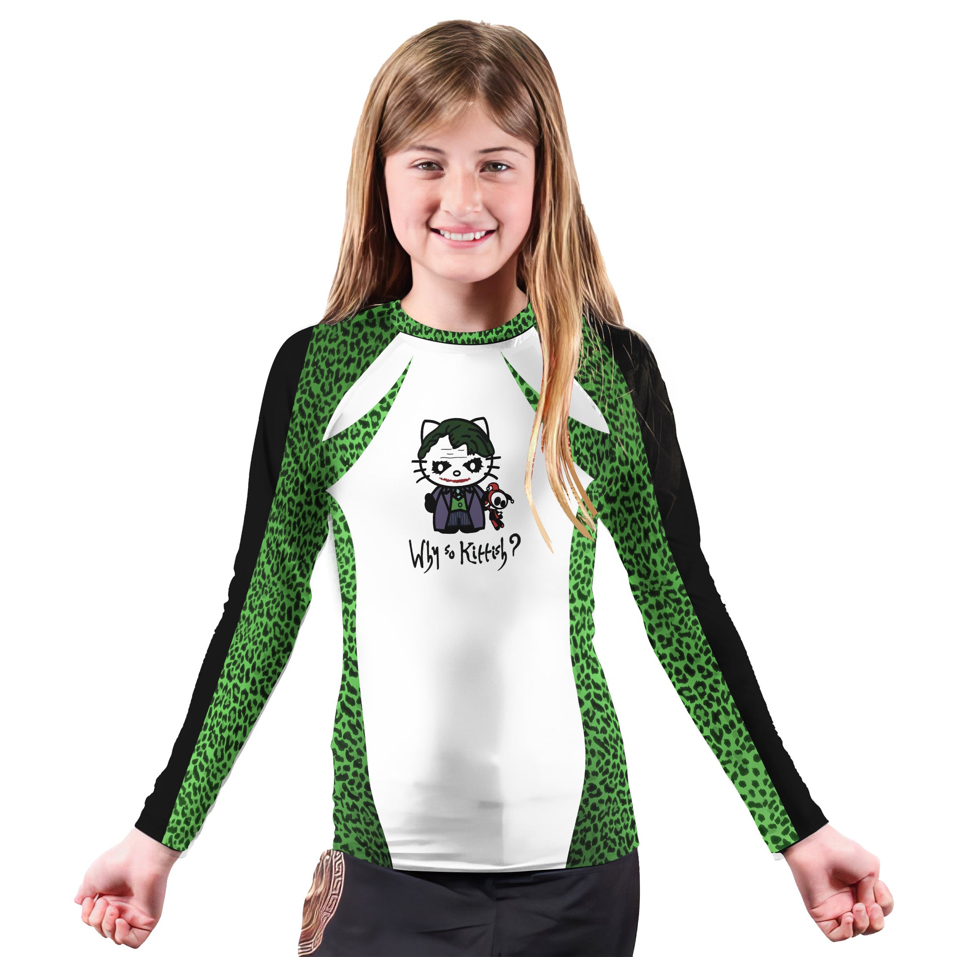 Joker Hello Kitty Kids Rash Guard