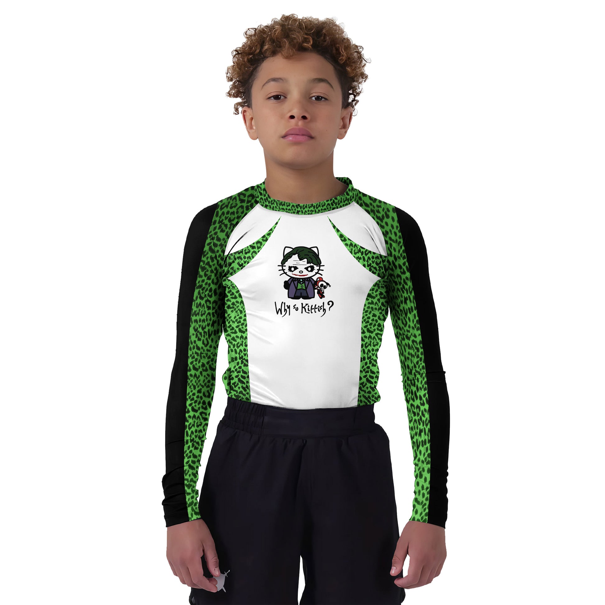 Joker Hello Kitty Kids Rash Guard