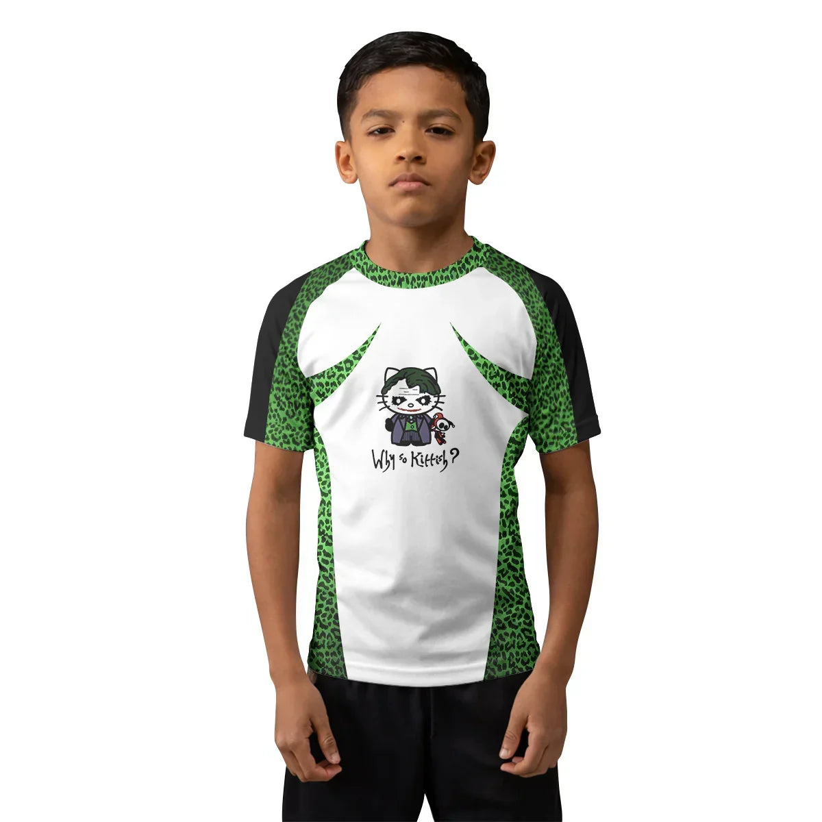 Joker Hello Kitty Kids Rash Guard