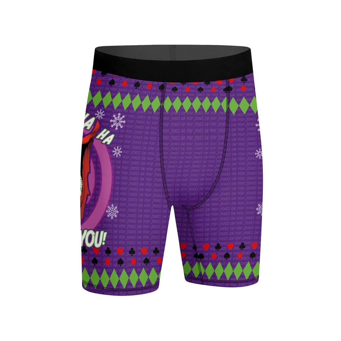 Joker Jokes on You Christmas Compression Shorts