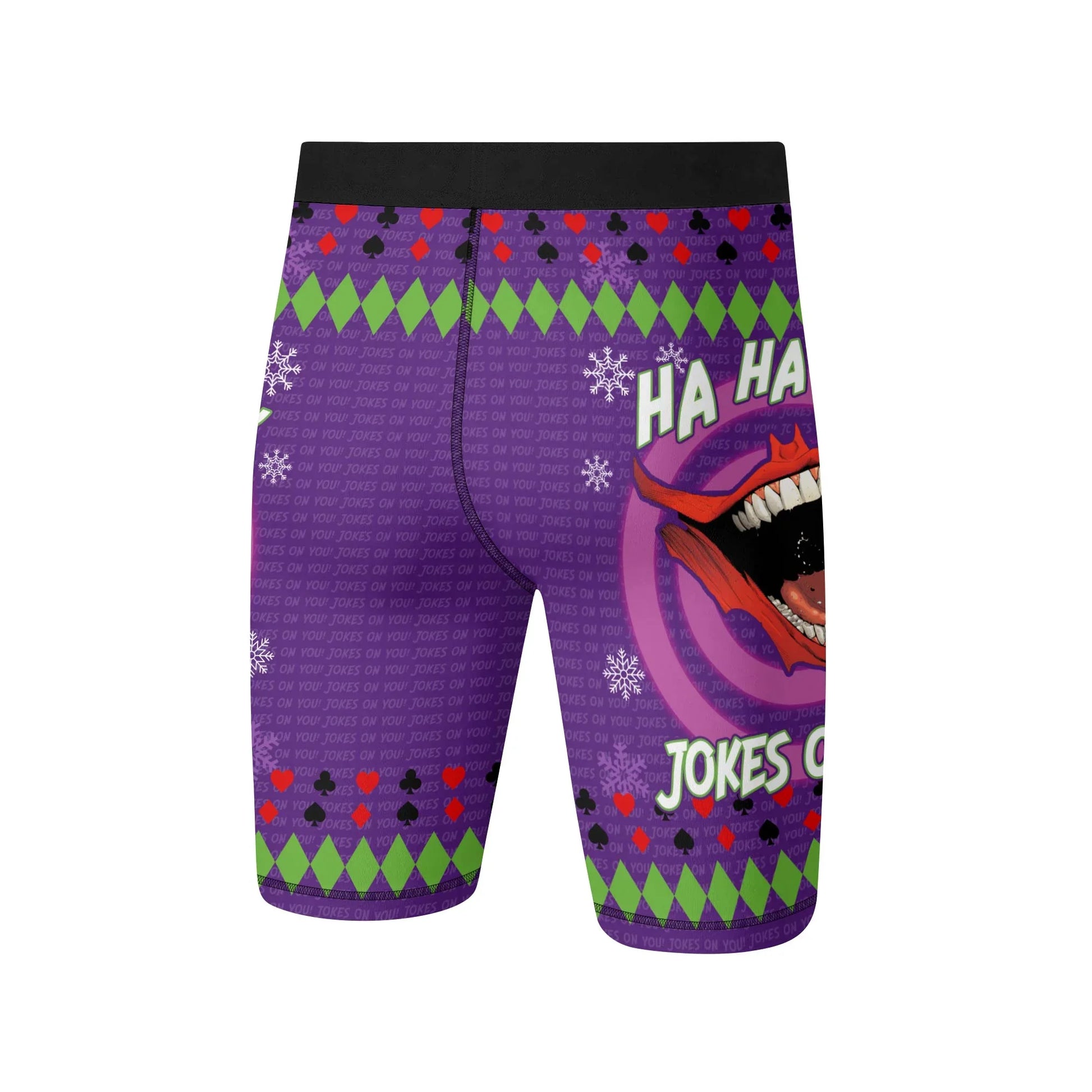 Joker Jokes on You Christmas Compression Shorts